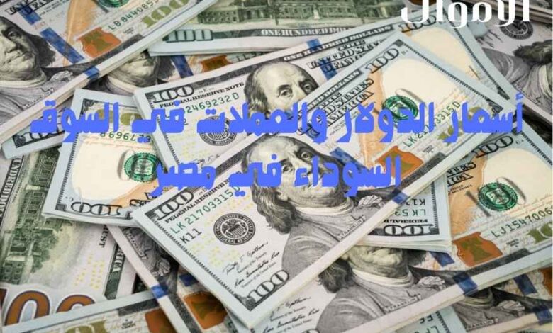 سعر الدولار فى السوق السوداء اليوم